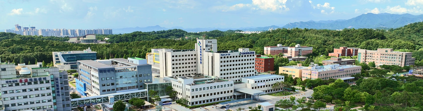 전북대학교병원 전경 이미지입니다.
